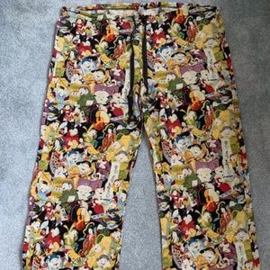 Unique Print Sebu Pants Size M Oriental print